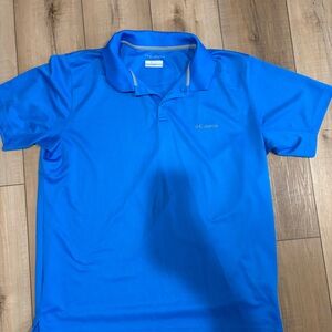 Columbia Blue Men's Polo Shirt
